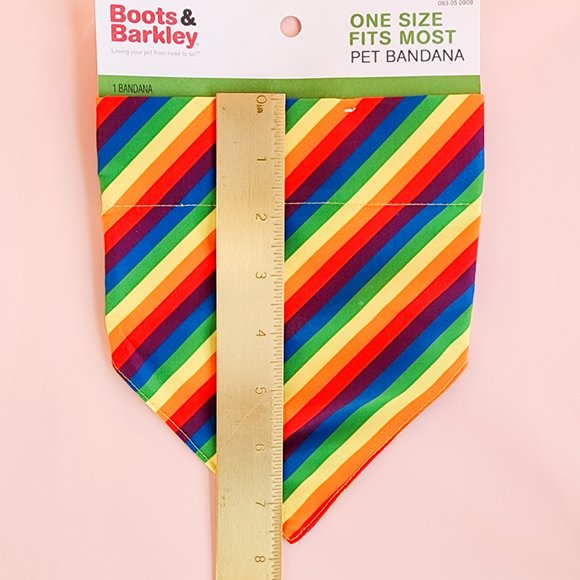 Boots & Barkley Rainbow Bandana and Pet Bow Tie New - Picture 8 of 11